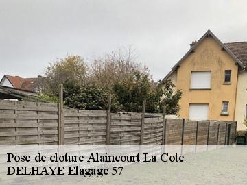 Pose de cloture  alaincourt-la-cote-57590 DELHAYE Elagage 57
