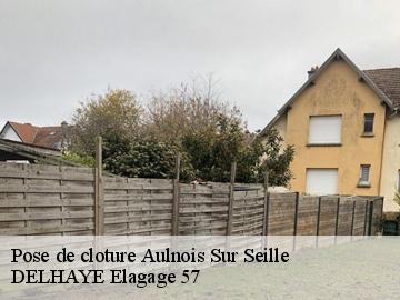 Pose de cloture  aulnois-sur-seille-57590 DELHAYE Elagage 57