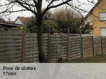 Pose de cloture 57660