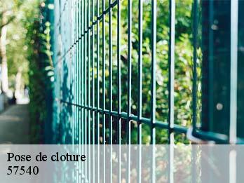 Pose de cloture 57540